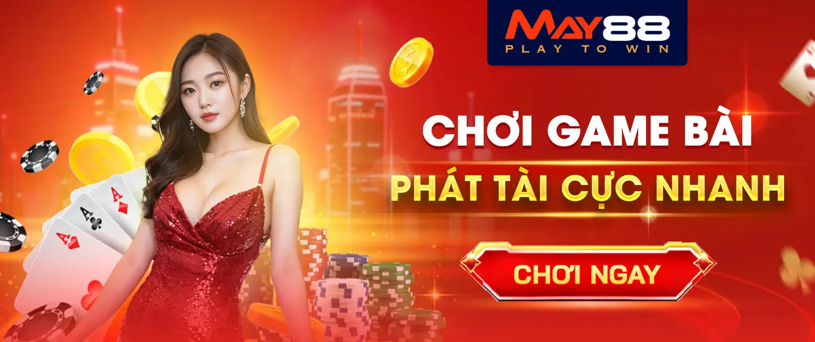 Chơi game bài, phát tài cực nhanh tại MAY88